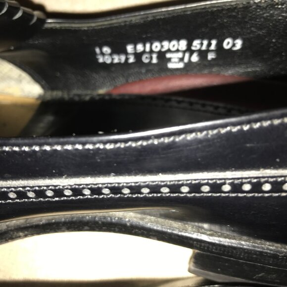 Florsheim Mens Black Dress Shoes Size 10 - Picture 7 of 8